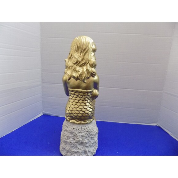 NEW Beautiful Little Mermaid Figurine Statue Coastal Nautical Decor Fish - Picture 4 of 5